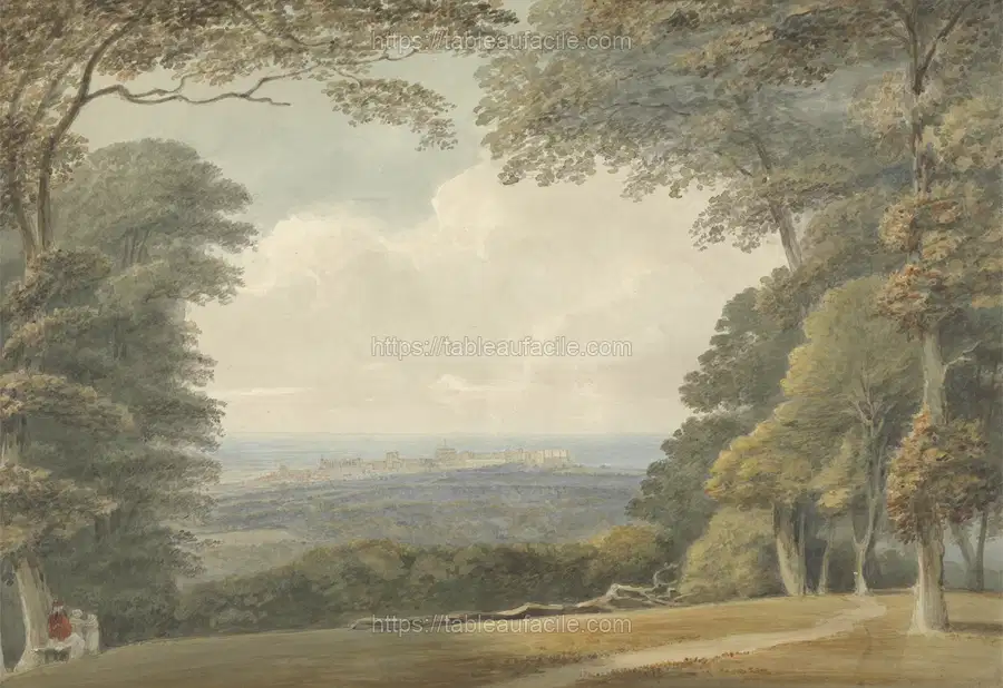 Distant View of Windsor Castle apercu