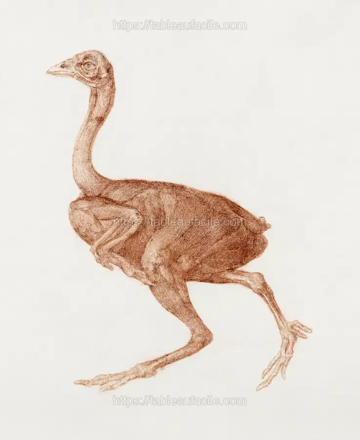 Dorking Hen, Lateral View (1795–1806)  by George Stubbs apercu