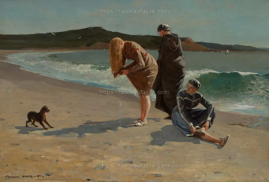 Eagle Head, Manchester, Massachusetts (High Tide) by Winslow Homer apercu
