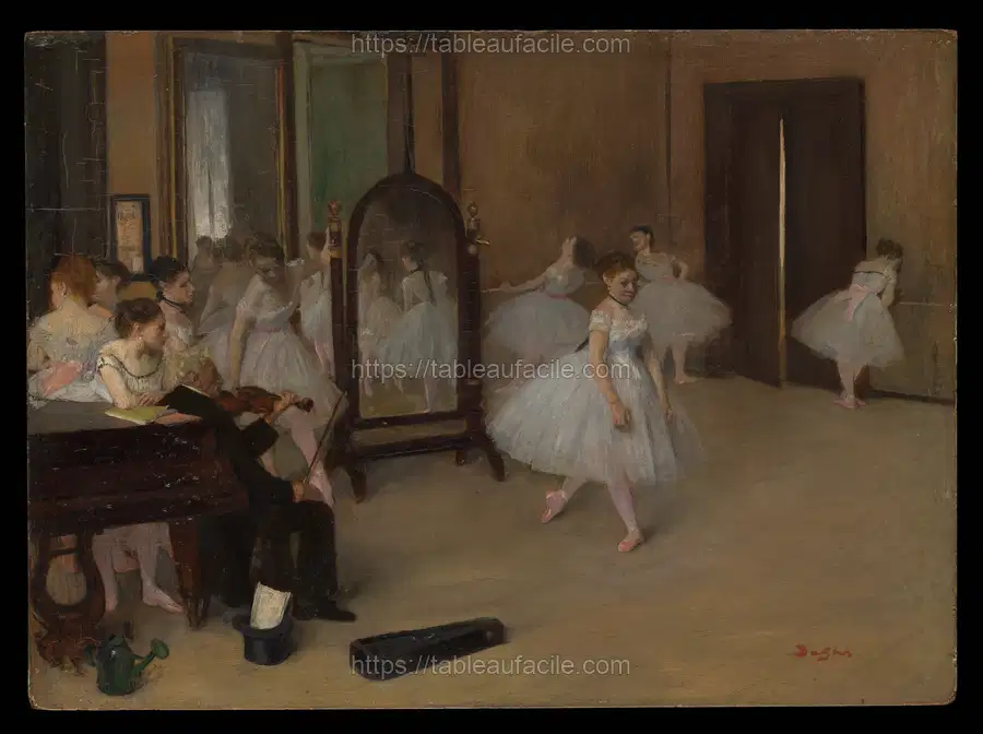 Edgar Degas_s The Dancing Class by Edgar Degas apercu