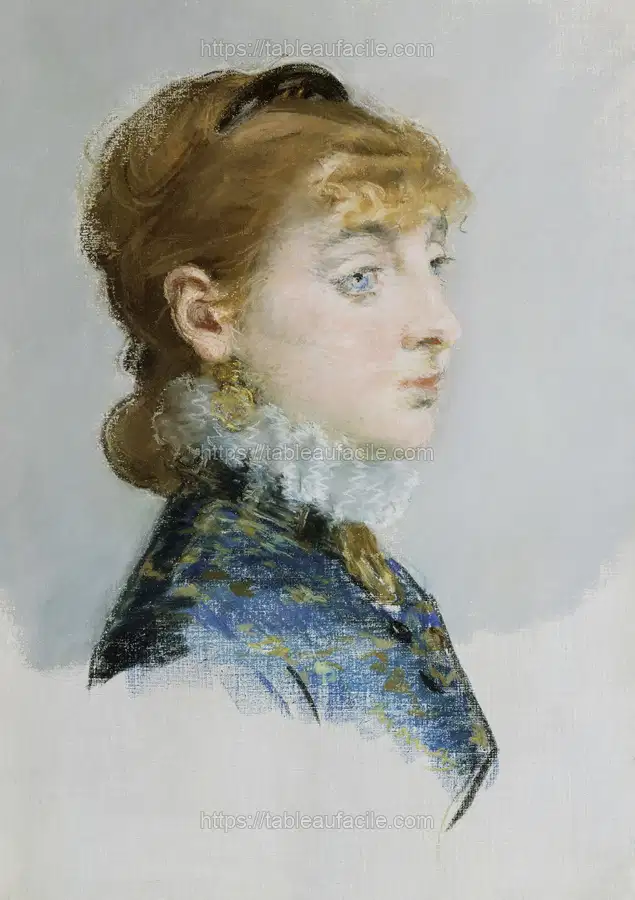 Emilie-Louise Delabigne (1848–1910), Called Valtesse de la Bigne (1879) by Édouard Manet apercu