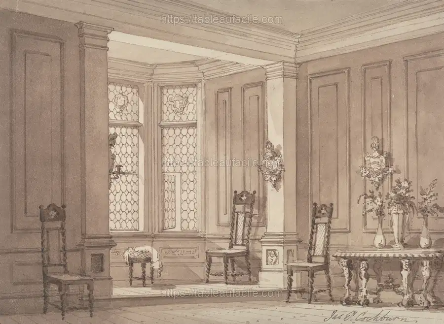 Hall in a Gothic Mansion apercu