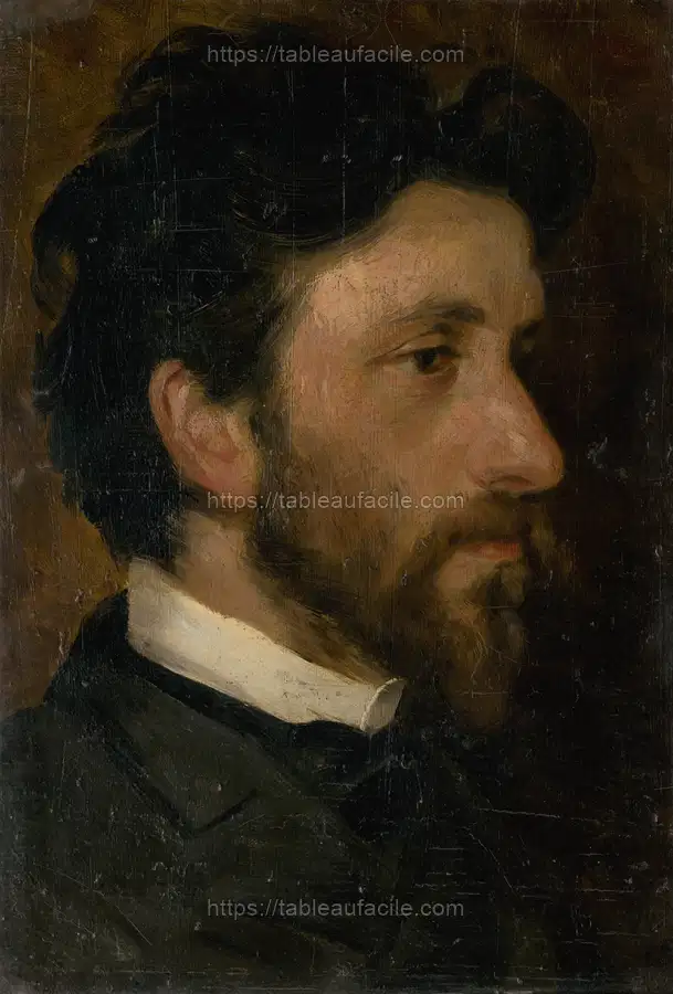 Head study of a man 1 apercu