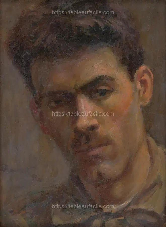 Head study of a man 2 apercu