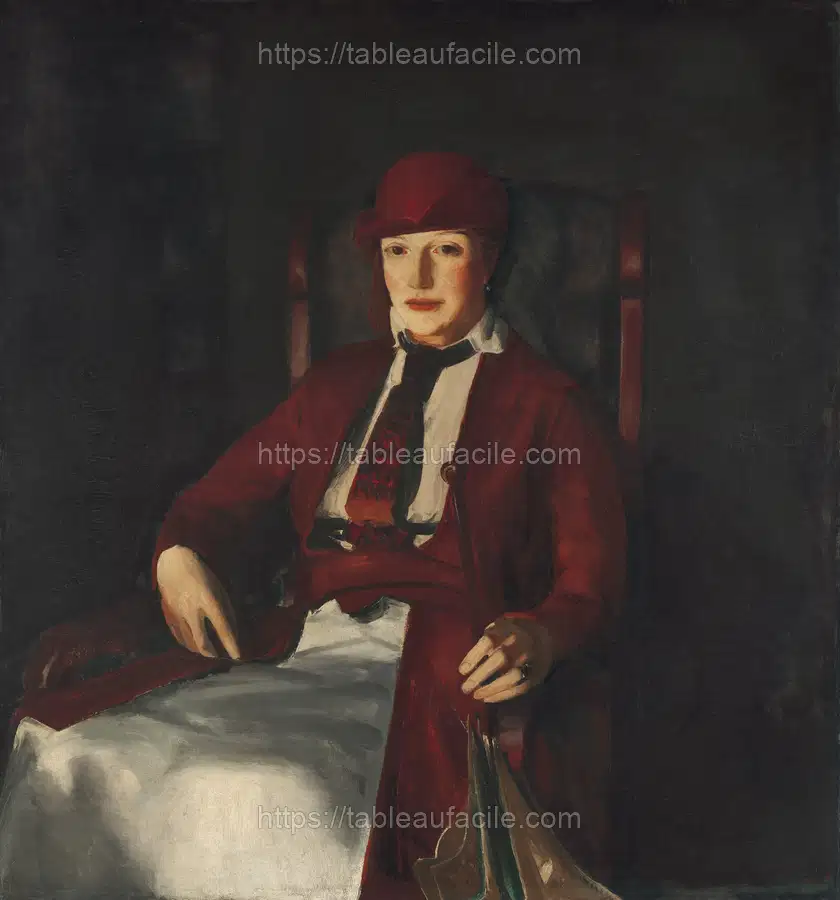 Mrs. Chester Dale (1919) by George Wesley Bellows apercu