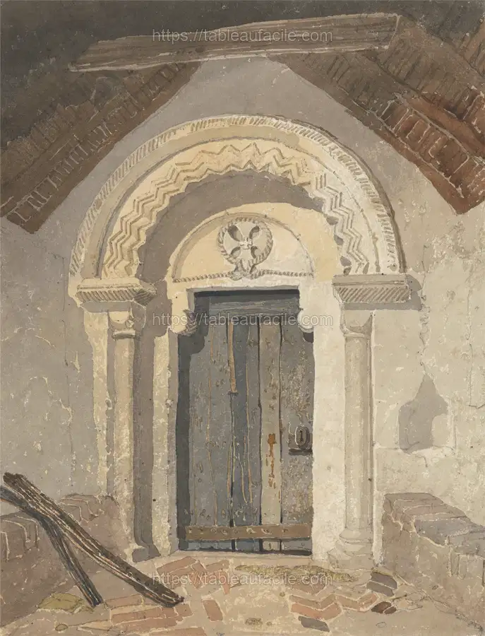 Norman Doorway, Tottenhill Church, Norfolk apercu