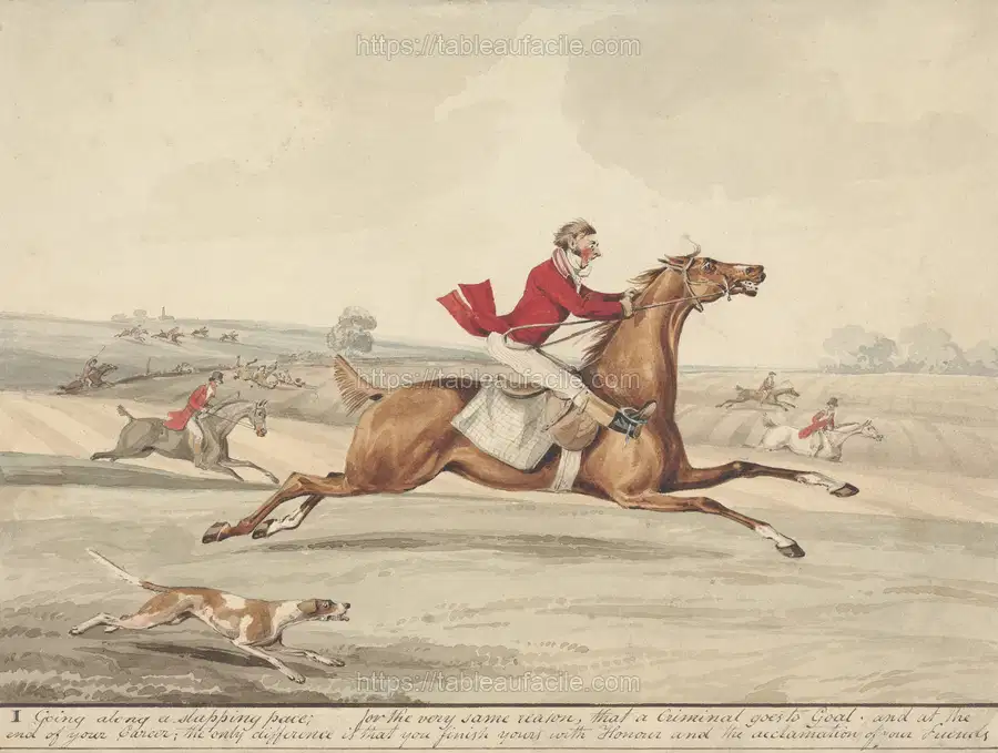 Qualified Horses and Unqualified Riders _Going Along a Slapping Pace..._ apercu