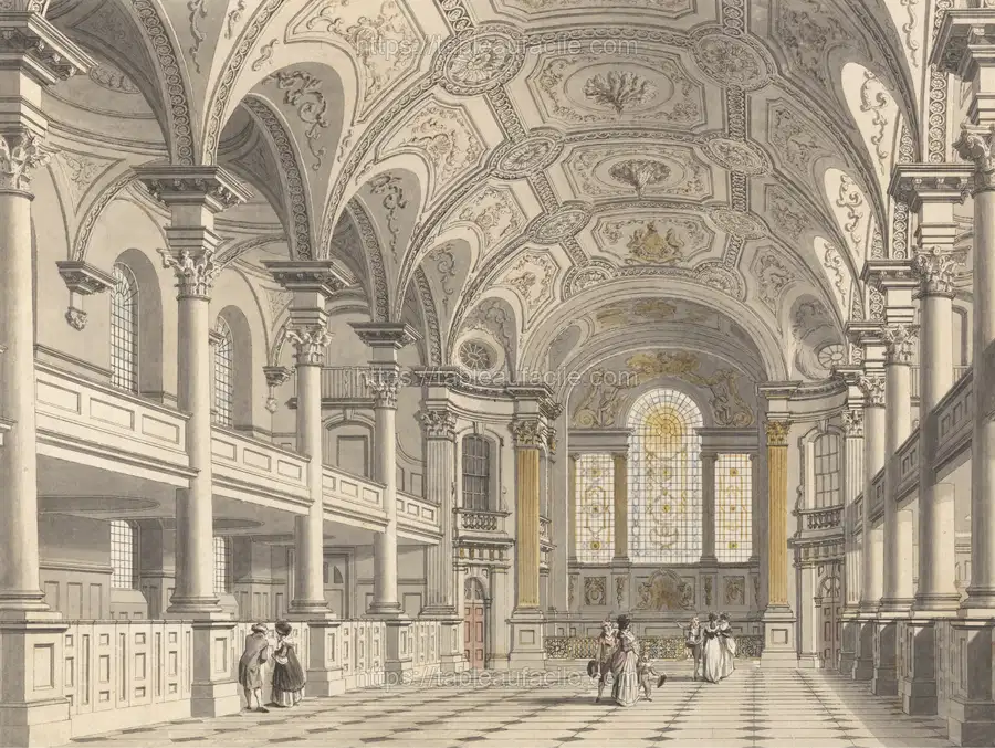 St. Martin-in-the-Fields, Interior apercu