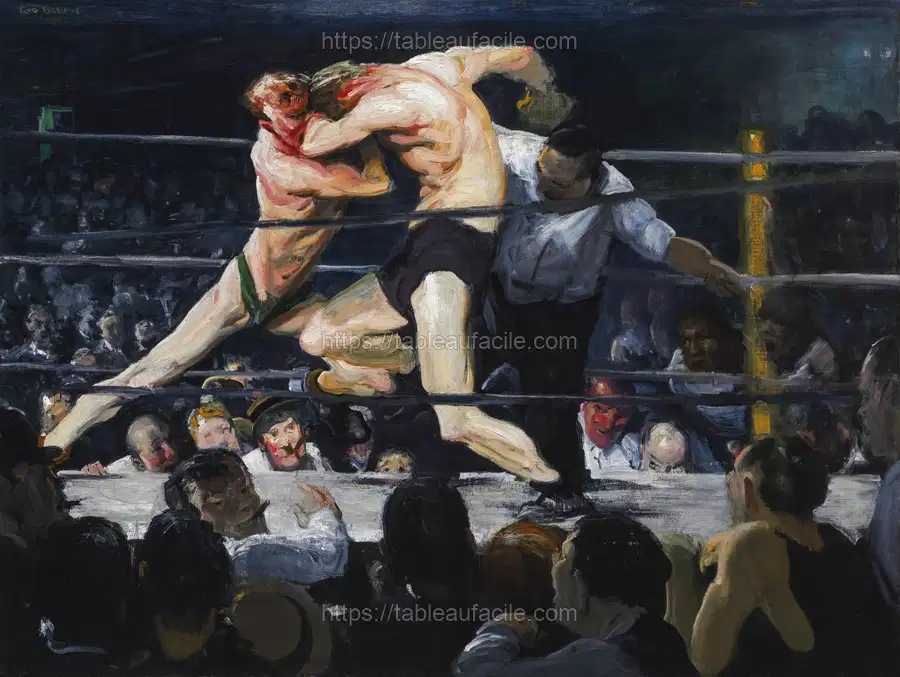Stag at Sharkey_s (1909)  by George Wesley Bellows apercu