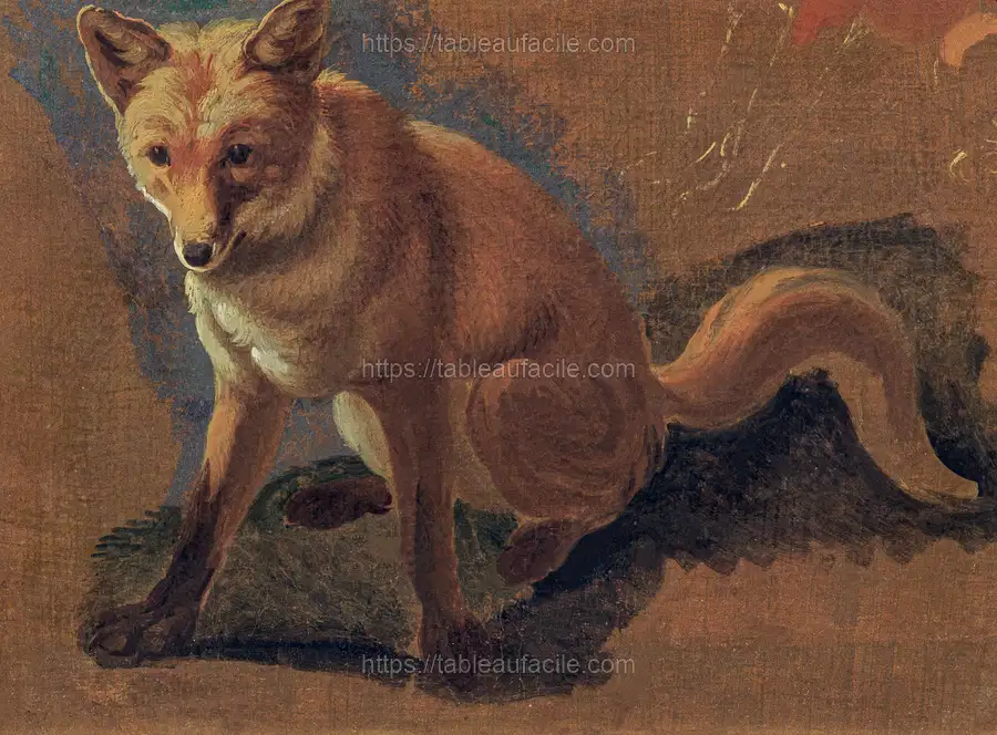 Study of a Fox (ca. 1810–1830)  by Jacques–Laurent Agasse apercu