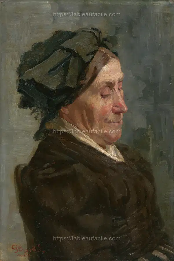 Study of a seated woman apercu