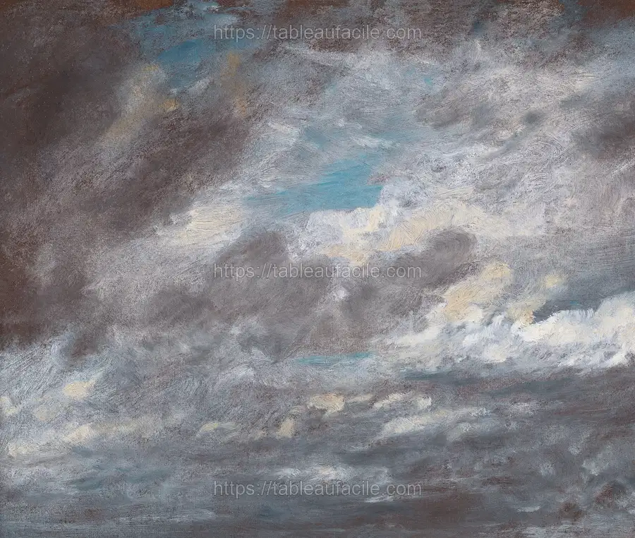Cloud Study (1821) vintage painting by John Constable apercu
