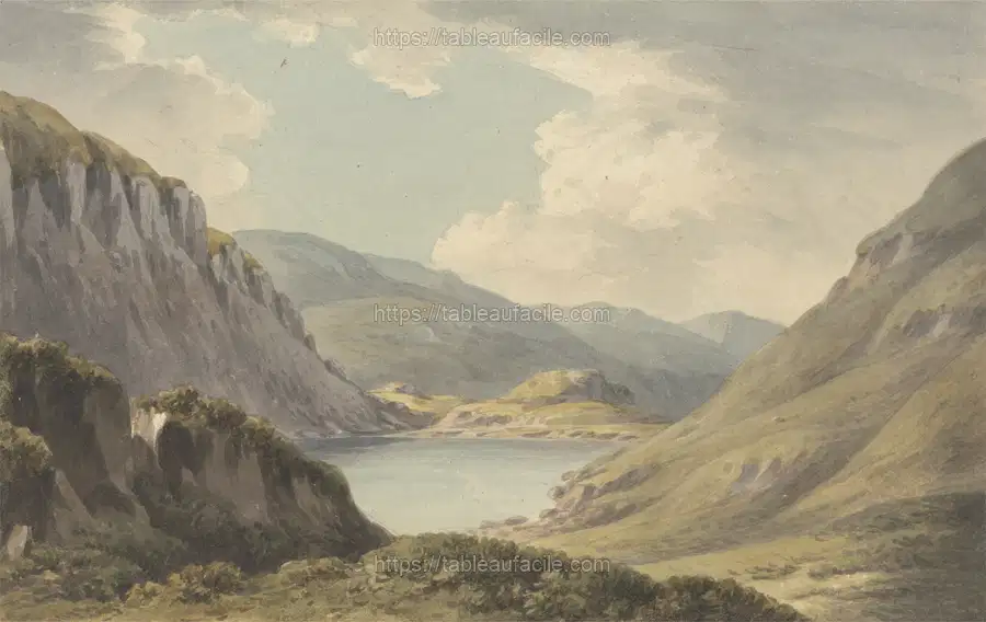 Llyn Geirionedd not Far from Trefriew, on the River Conway, Carnarvonshire apercu
