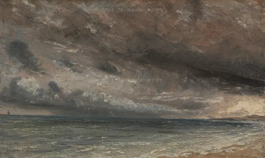 Stormy Sea, Brighton by John Constable apercu