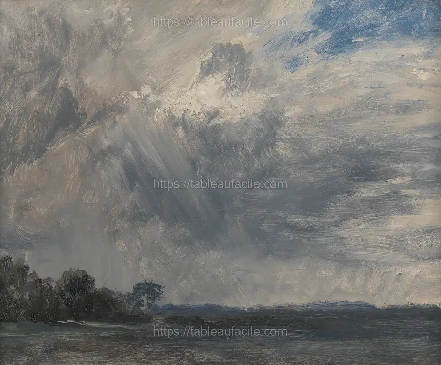 Study of a Cloudy Sky by John Constable apercu