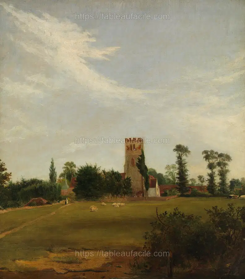 Tottenham Church by British Painter apercu