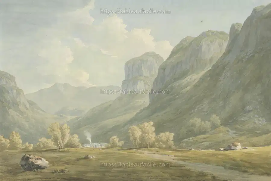 Village of Stonethwaite and Eagle Cragg, Borrowdale apercu