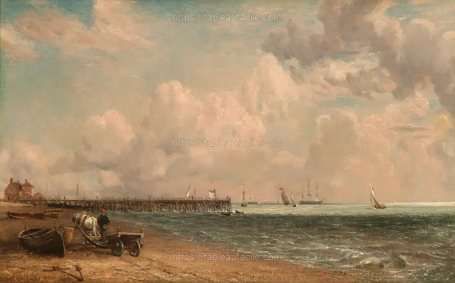 Yarmouth Jetty (1822) John Constable apercu